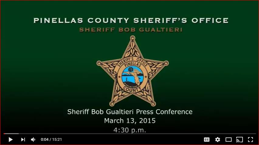 Pinellas County Sheriff Press Conference